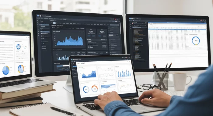Audyt SEO – dashboard analityczny